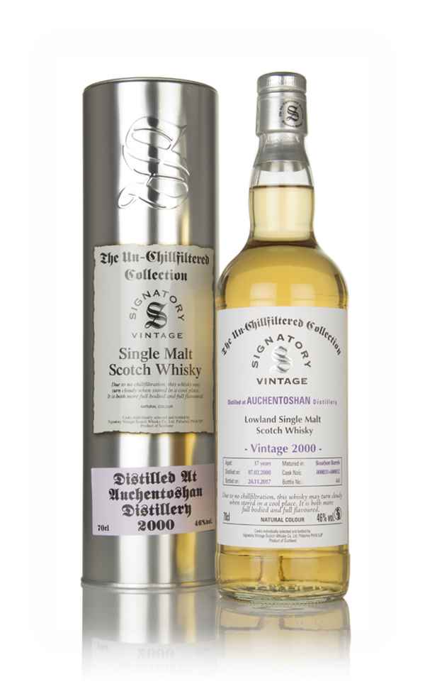 Auchentoshan 16 Year Old 2000 (cask 800031 & 800032) - Un-Chillfiltered Collection (Signatory)