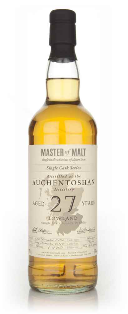 Auchentoshan 27 Year Old - Single Cask (Master of Malt)