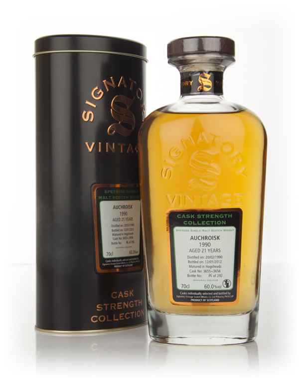 Auchroisk 21 Year Old 1990 - Cask Strength Collection (Signatory)