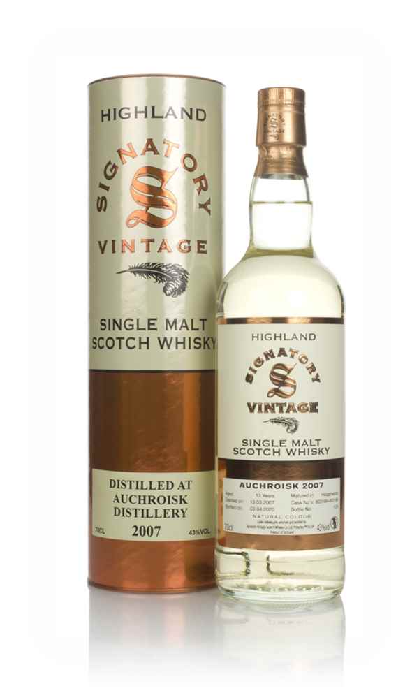 Auchroisk 13 Year Old 2007 (casks 803198 & 803199) - Signatory