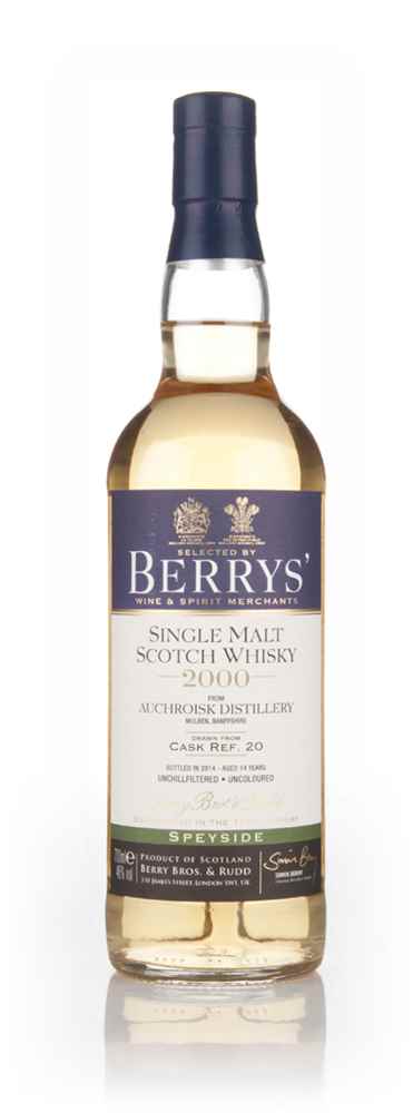 Auchroisk 14 Year Old 2000 (cask 20) - (Berry Bros. & Rudd)