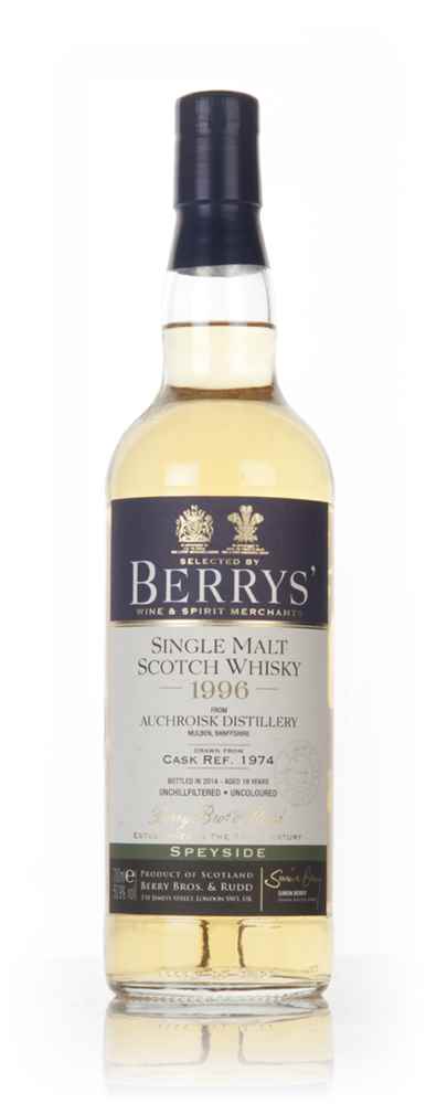 Auchroisk 18 Year Old 1996 (cask 1974) (Berry Bros. & Rudd)