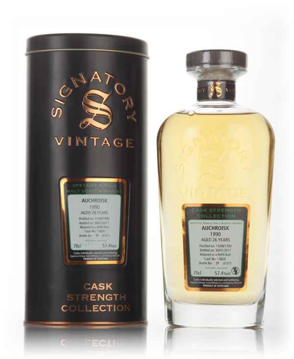 Auchroisk 26 Year Old 1990 (cask 13828) - Cask Strength Collection (Signatory)