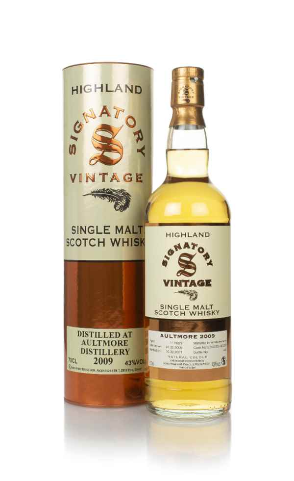 Aultmore 11 Year Old 2009 (casks 303223 & 303227) - Signatory
