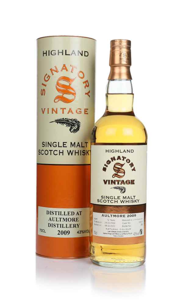 Aultmore 12 Year Old 2009 (cask 303238) - Signatory Vintage