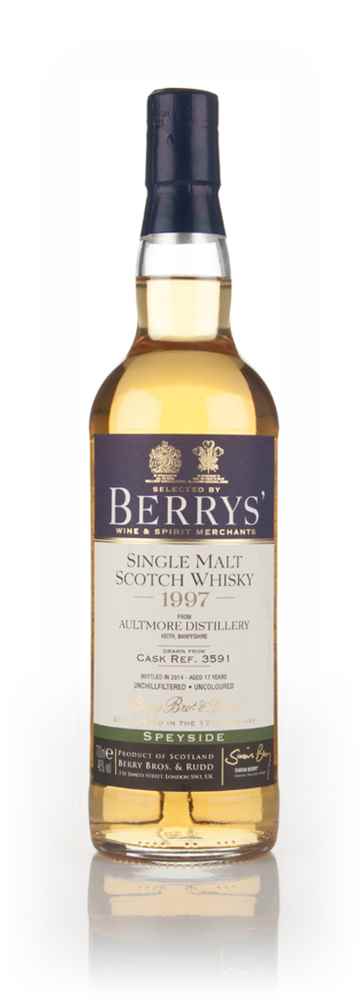 Aultmore 17 Year Old 1997 (cask 3591) (Berry Bros. & Rudd)