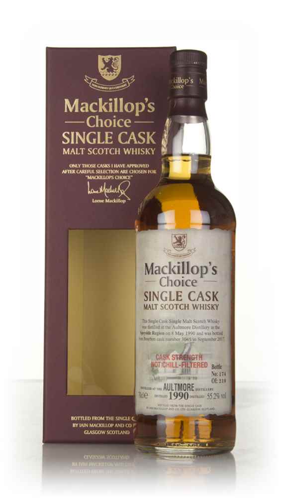 Aultmore 27 Year Old 1990 (cask 3045) - Mackillop's Choice