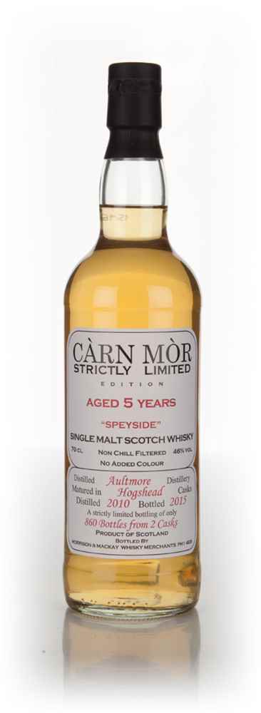 Aultmore 5 Year Old 2010 - Strictly Limited (Càrn Mòr)