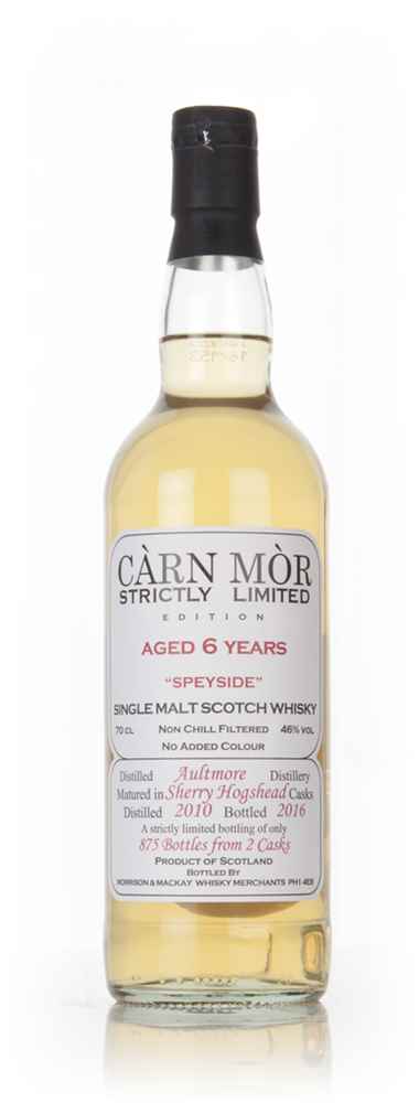 Aultmore 6 Year Old 2010 - Strictly Limited (Càrn Mòr)