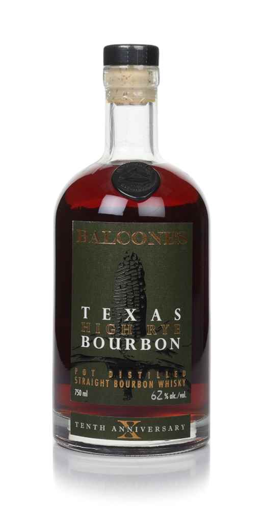 Balcones Texas High Rye Bourbon - Tenth Anniversary