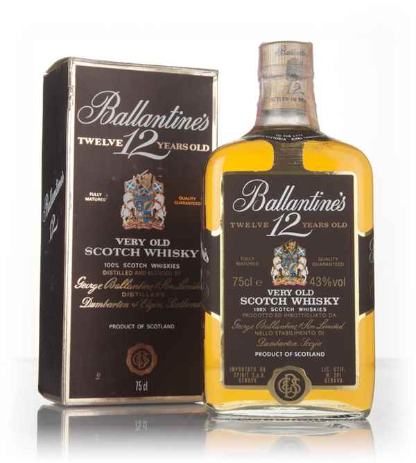 Ballantine's 12 Year Old 75cl (Boxed) - 1970s