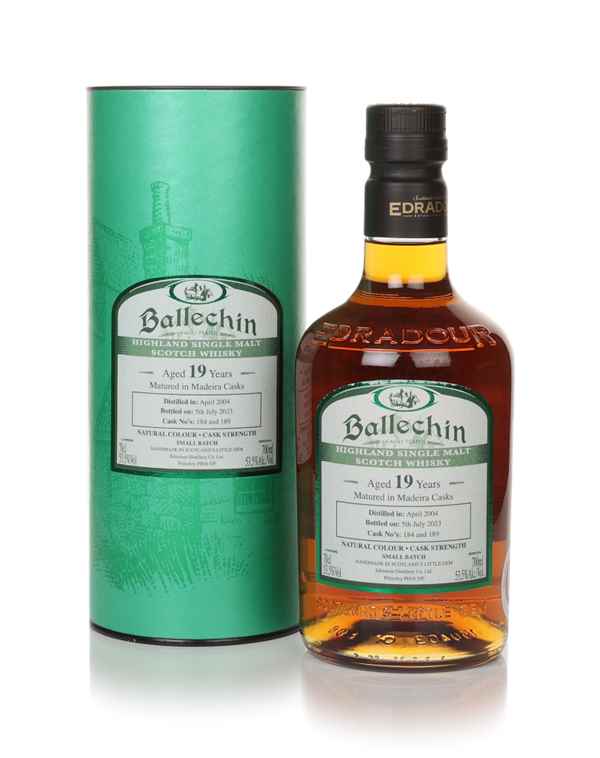 Edradour Ballechin 19 Year Old 2004 (cask 184 & 189) Madeira Cask Small Batch