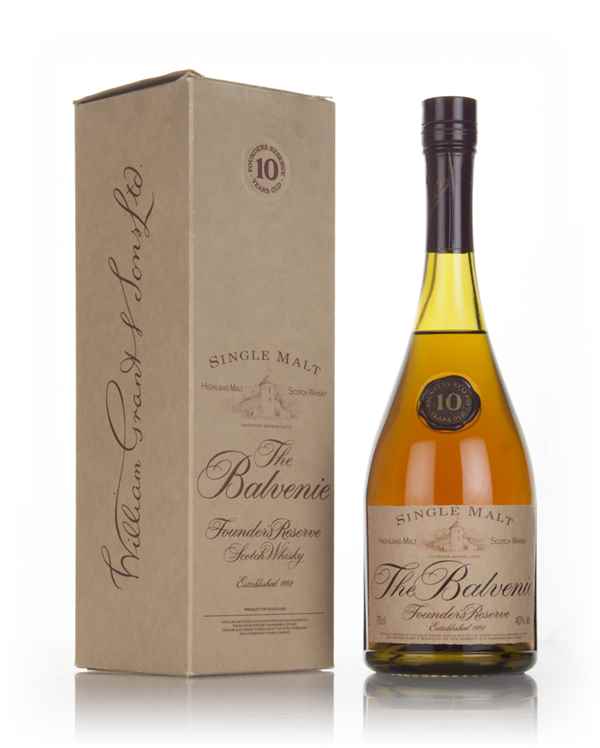 Balvenie 10 Year Old Founder's Reserve - Cognac Bottle