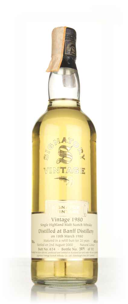 Banff 20 Year Old 1980 (cask 634) - Signatory