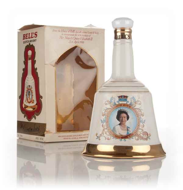 Bell's The Queen's 60th Birthday Decanter - 1986