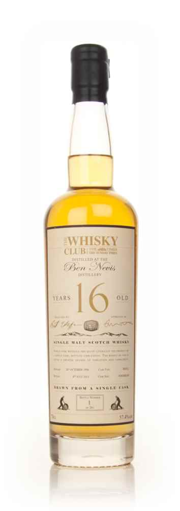Ben Nevis 16 Year Old 1996 (The Whisky Club)