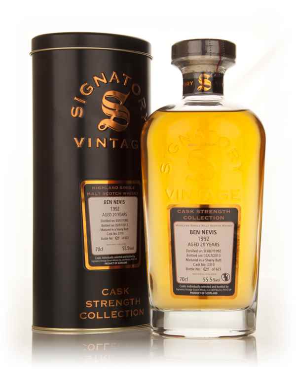 Ben Nevis 20 Year Old 1992 (cask 2310) - Cask Strength Collection (Signatory)