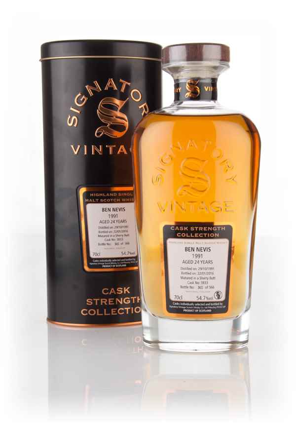 Ben Nevis 24 Year Old 1991 (cask 3833) - Cask Strength Collection (Signatory)