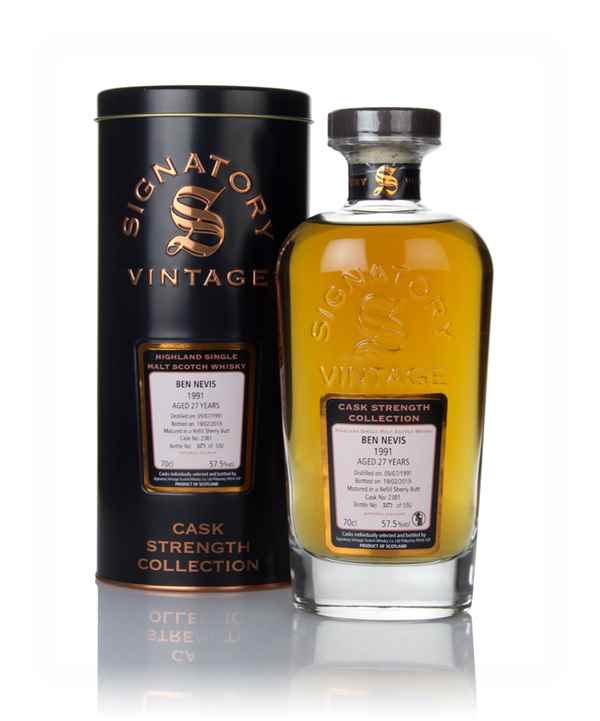 Ben Nevis 27 Year Old 1991 (cask 2381) - Cask Strength Collection (Signatory)