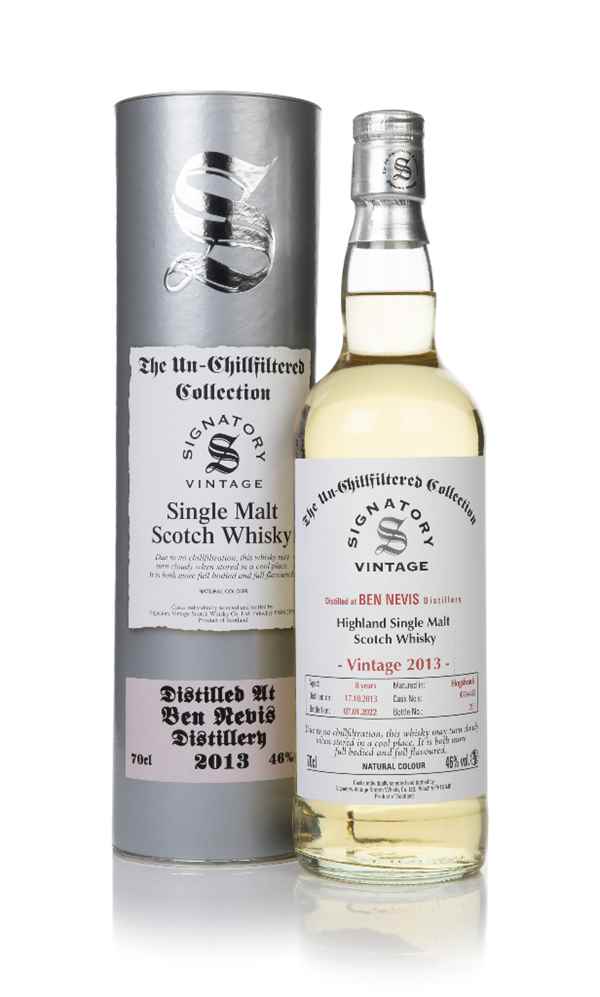 Ben Nevis 8 Year Old 2013 (casks 431 & 433) - Un-Chillfiltered Collection (Signatory)