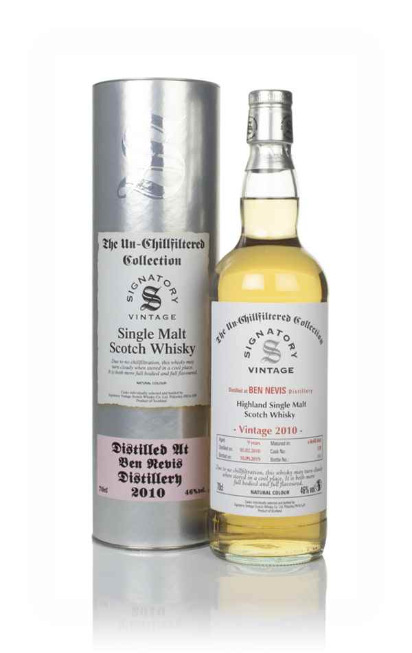 Ben Nevis 9 Year Old 2010 (cask 128) - Un-Chillfiltered Collection (Signatory)