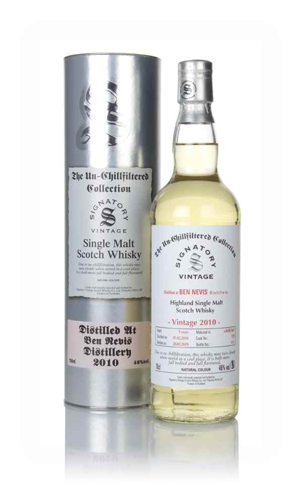 Ben Nevis 9 Year Old 2010 (cask 129) - Un-Chillfiltered Collection (Signatory)