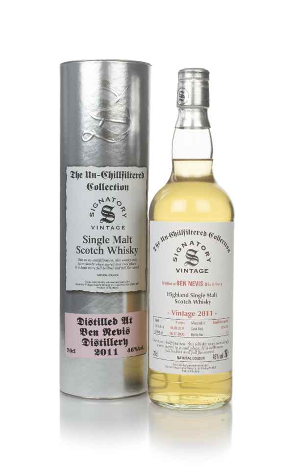 Ben Nevis 9 Year Old 2011 (casks 157 & 158) - Un-Chillfiltered Collection (Signatory)