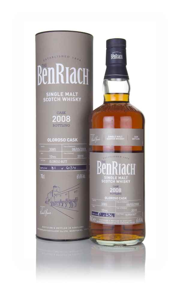 Benriach 10 Year Old 2008 (cask 3085) - Oloroso Cask