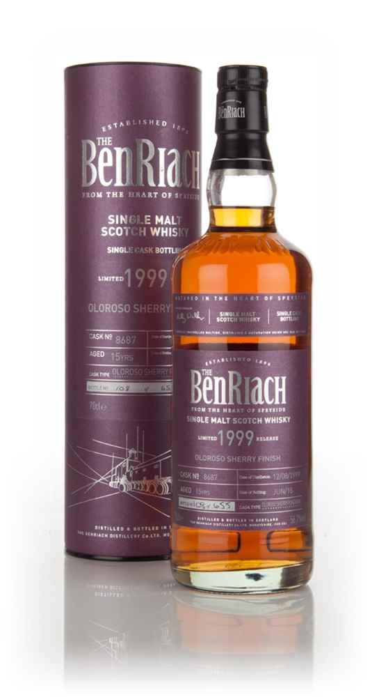 BenRiach 15 Year Old 1999 (cask 8687) - Oloroso Sherry Finish