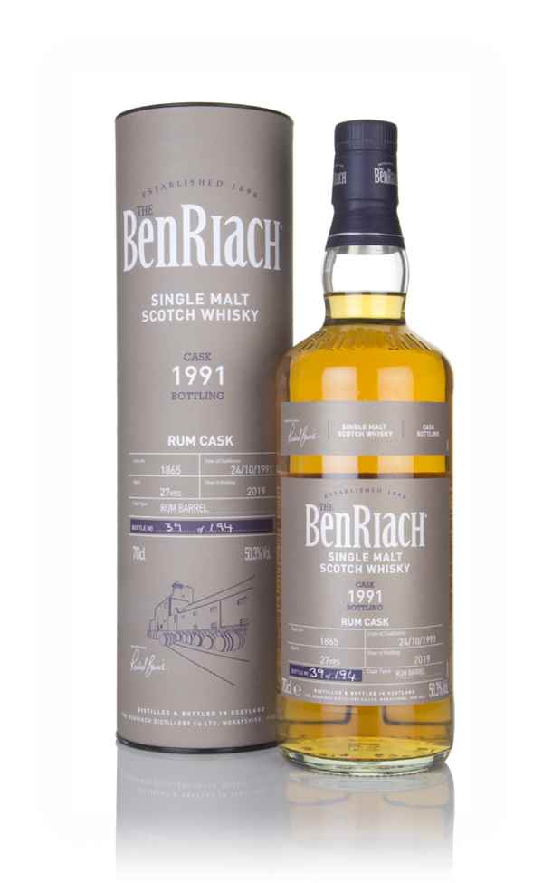 Benriach 27 Year Old 1991 (cask 1865) - Rum Cask