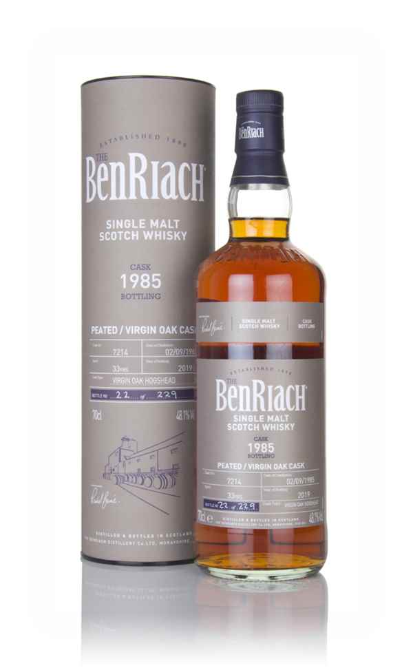 Benriach 33 Year Old 1985 (cask 7214) - Peated, Virgin Oak Cask