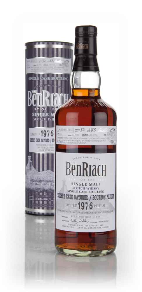 BenRiach 37 Year Old 1976 (cask 529) Bourbon Cask Finish