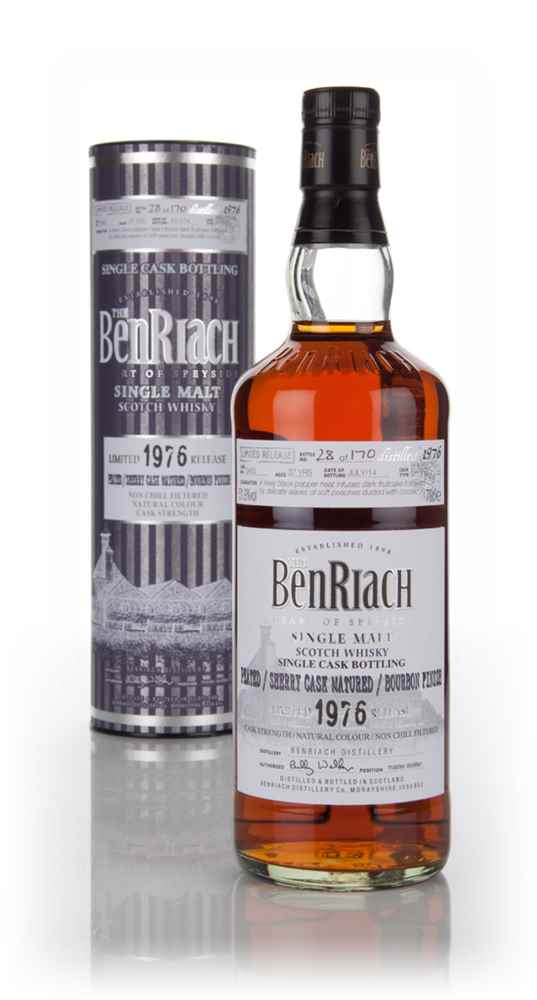 BenRiach 37 Year Old 1976 (cask 5463) Bourbon Cask Finish