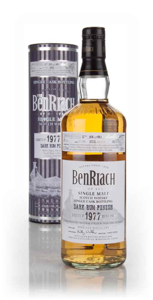 BenRiach 37 Year Old 1977 (cask 1891) Dark Rum Cask Finish