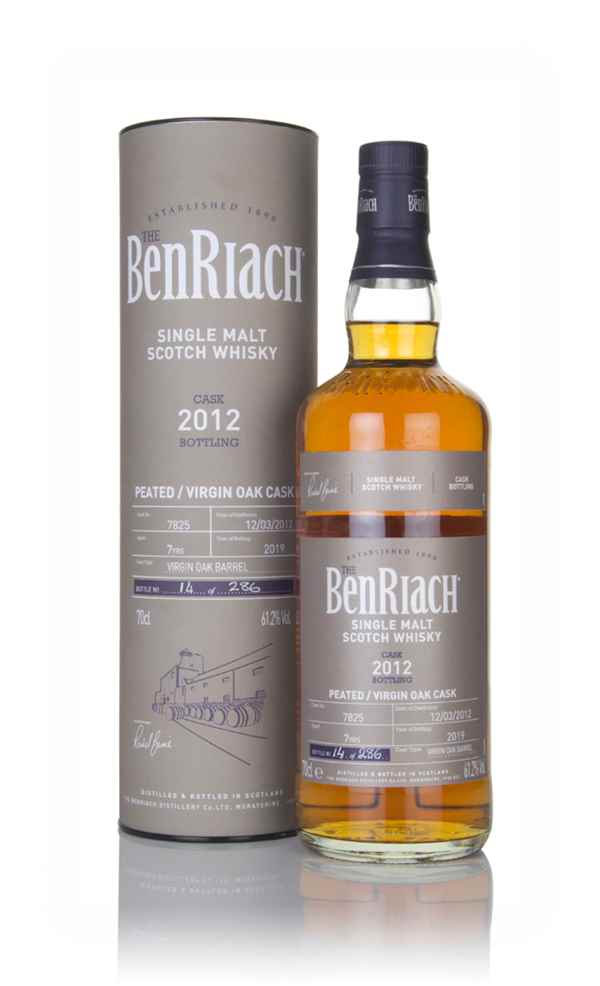 Benriach 7 Year Old 2012 (cask 7825) - Peated, Virgin Oak Cask