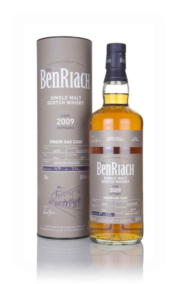 Benriach 9 Year Old 2009 (cask 6095) - Virgin Oak Cask