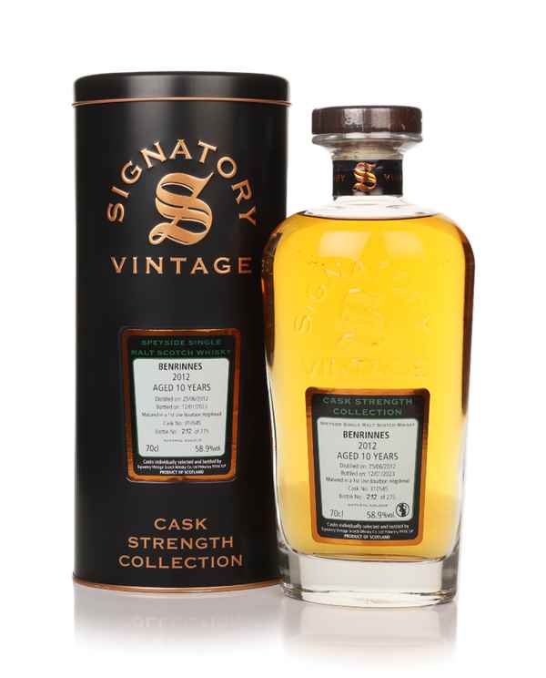 Benrinnes 10 Year Old 2012 (cask 310545) - Cask Strength Collection (Signatory)