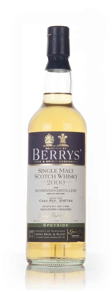 Benrinnes 15 Year Old 2000 (cask 306744) (Berry Bros. & Rudd)