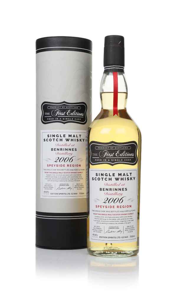 Benrinnes 15 Year Old 2006 (cask 19296)  - The First Editions (Hunter Laing)