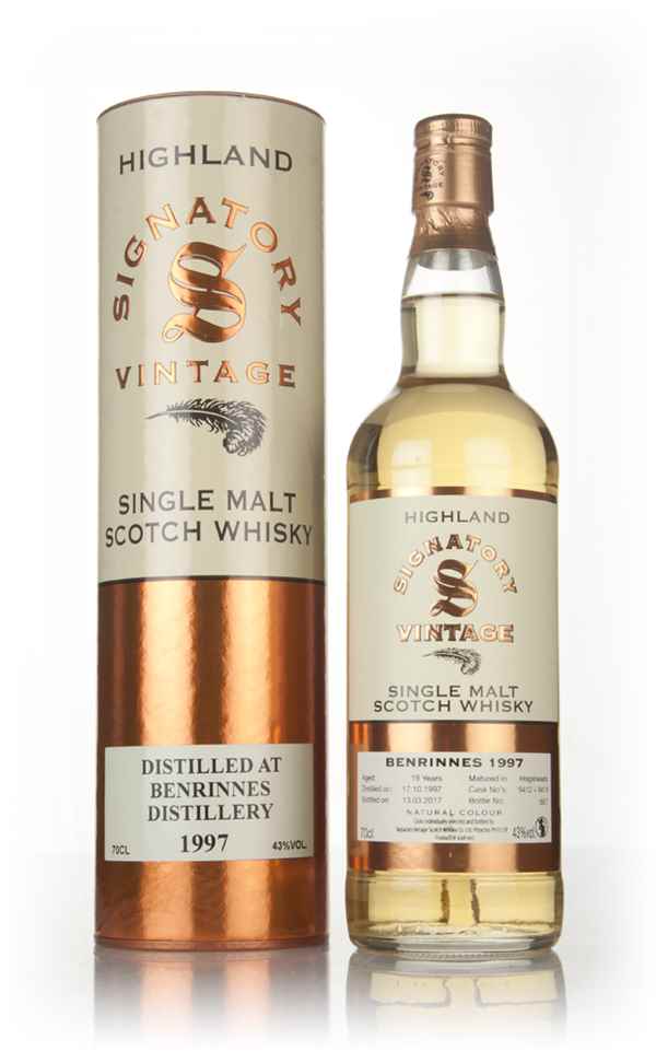 Benrinnes 19 Year Old 1997 (casks 9412 & 9419) - Signatory