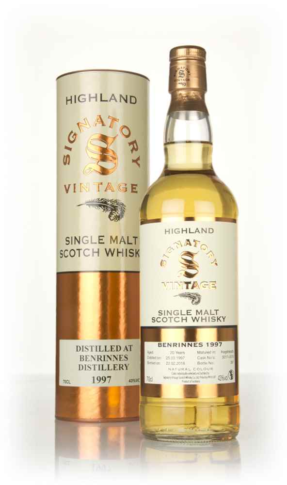 Benrinnes 20 Year Old 1997 (casks 3017 & 3018) - Signatory