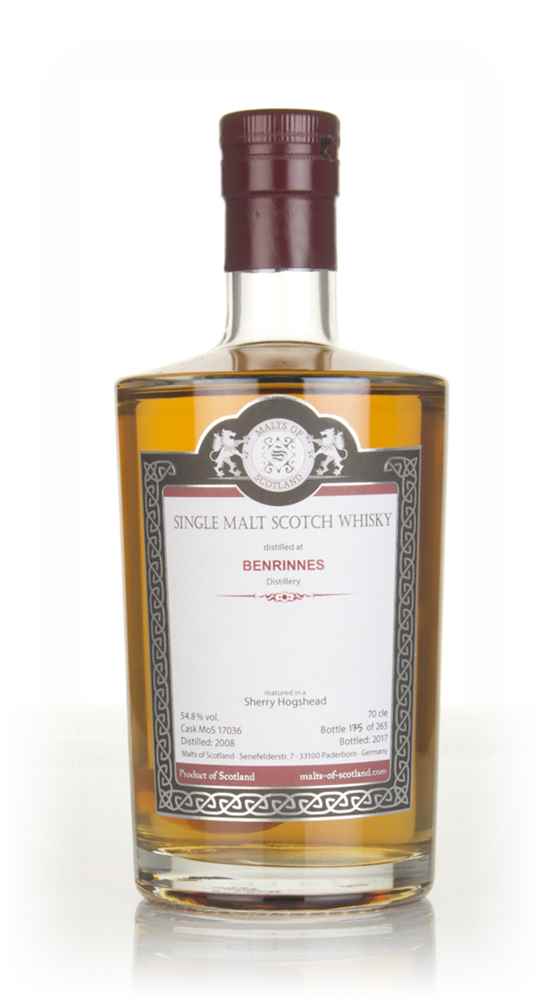 Benrinnes 2008 (bottled 2017) (cask 17036) - Malts of Scotland