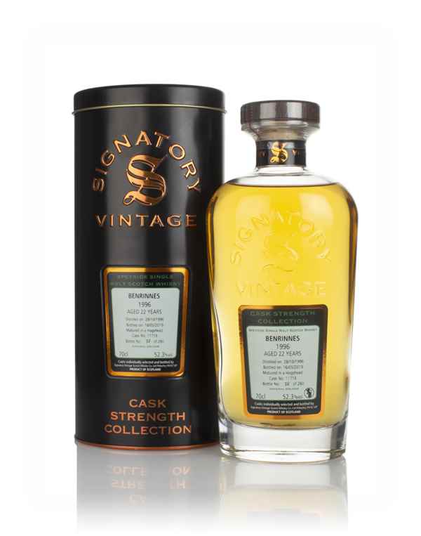 Benrinnes 22 Year Old 1996 (cask 11718) - Cask Strength Collection (Signatory)
