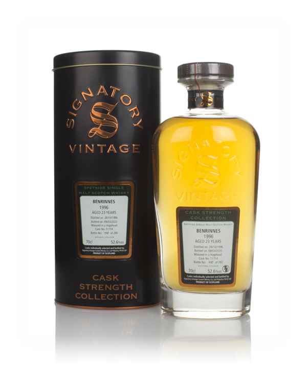 Benrinnes 23 Year Old 1996 (cask 11714) - Cask Strength Collection (Signatory)