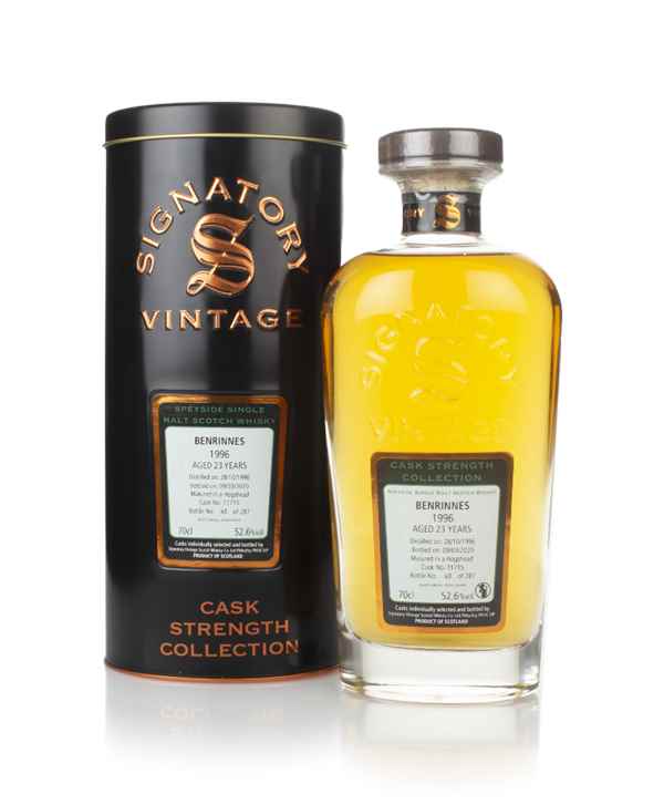 Benrinnes 23 Year Old 1996 (cask 11715) - Cask Strength Collection (Signatory)