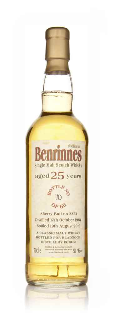 Benrinnes 25 Year Old 1984 Cask 2273 (Bladnoch)