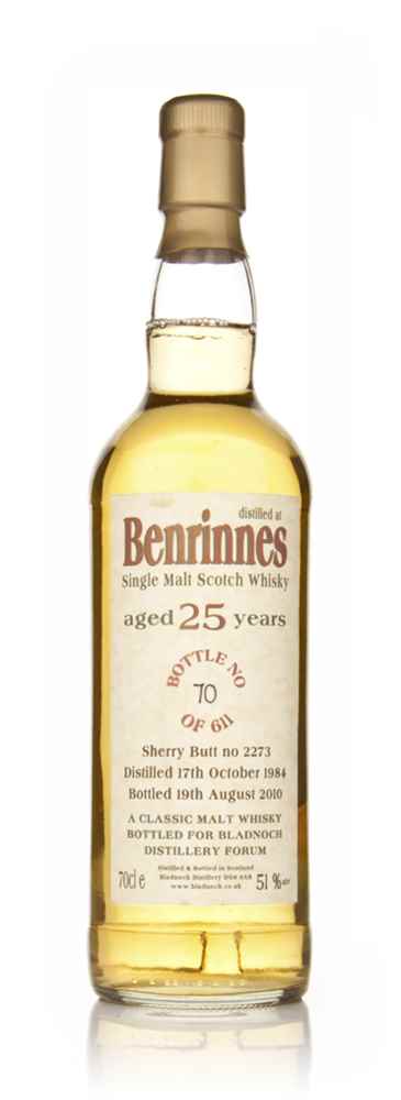 Benrinnes 25 Year Old 1984 Cask 2273 (Bladnoch)
