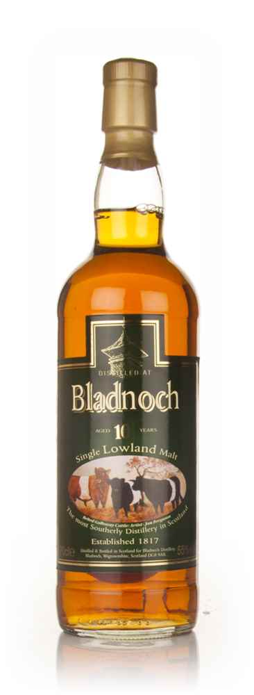 Bladnoch 10 Year Old - Belted Galloway Label