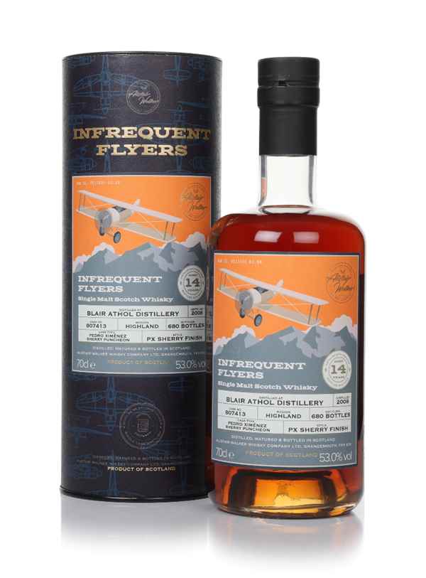 Blair Athol 14 Year Old 2008 (cask 807413) - Infrequent Flyers (Alistair Walker)