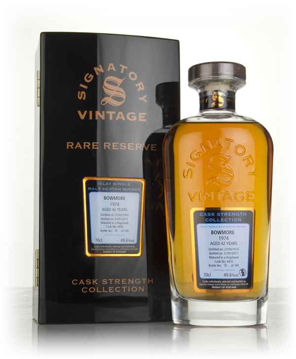 Bowmore 42 Year Old 1974 (cask 4435) - Cask Strength Collection Rare Reserve (Signatory)